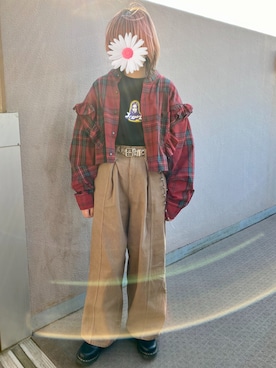 ゆずこしょーぅ。さん（レディース・161cm）の春コーディネート