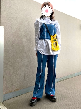 ゆずこしょーぅ。さん（レディース・161cm）の春コーディネート