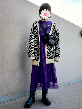 ゆずこしょーぅ。さん（レディース・161cm）の冬コーディネート