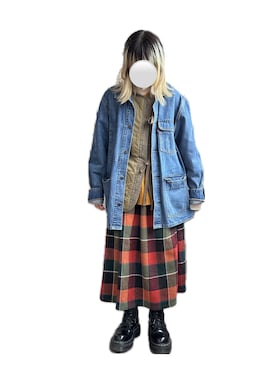 ゆずこしょーぅ。さん（レディース・161cm）の冬コーディネート