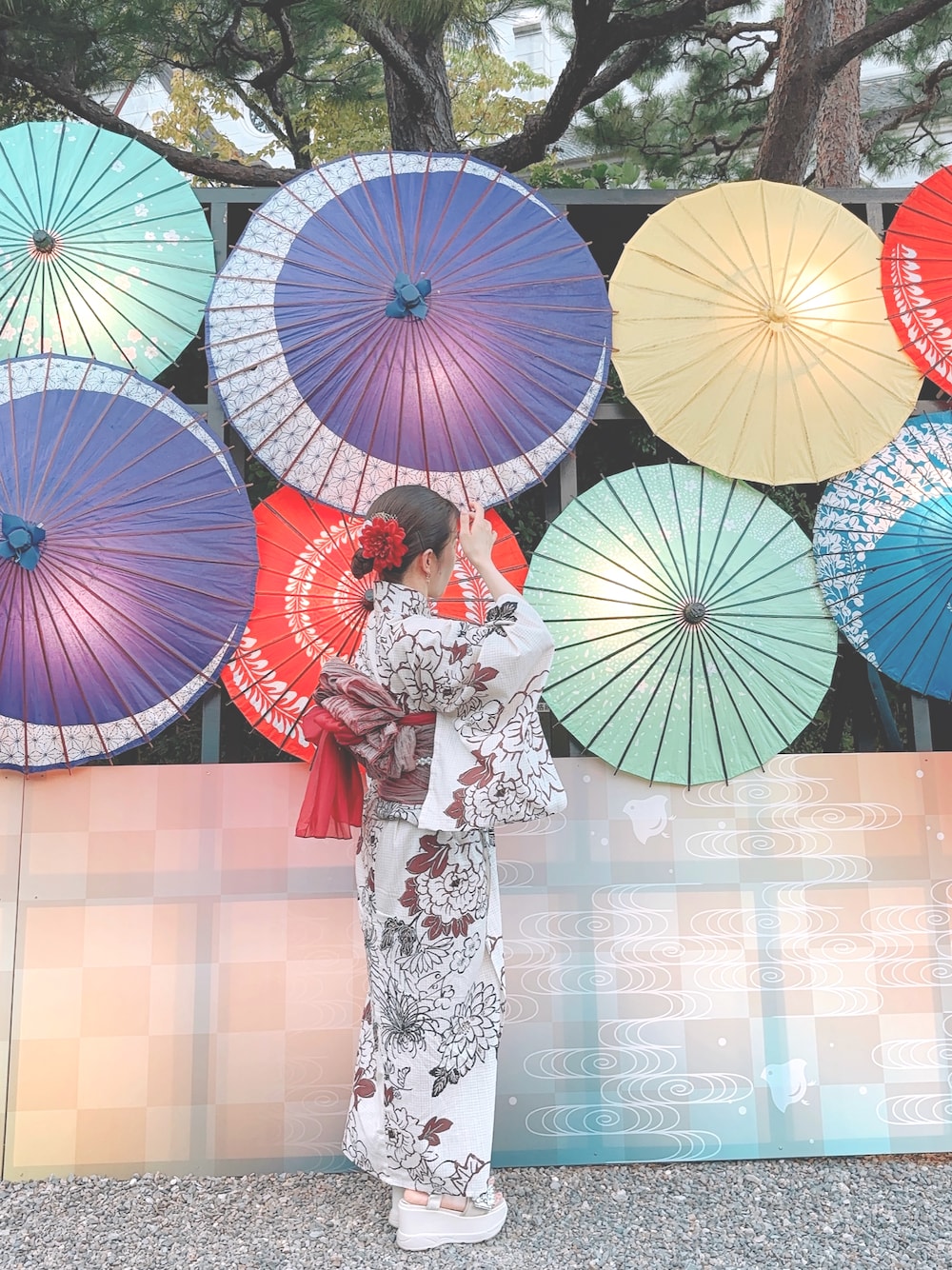hinari × utatane浴衣セット 牡丹を使った人気ファッション