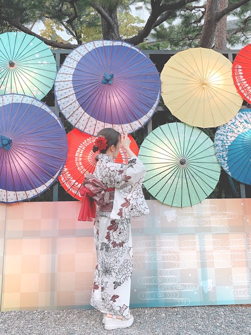 hinari × utatane浴衣セット 牡丹 ボルドー freeサイズ セール】hinari × utatane浴衣セット 牡丹（浴衣）｜hinari