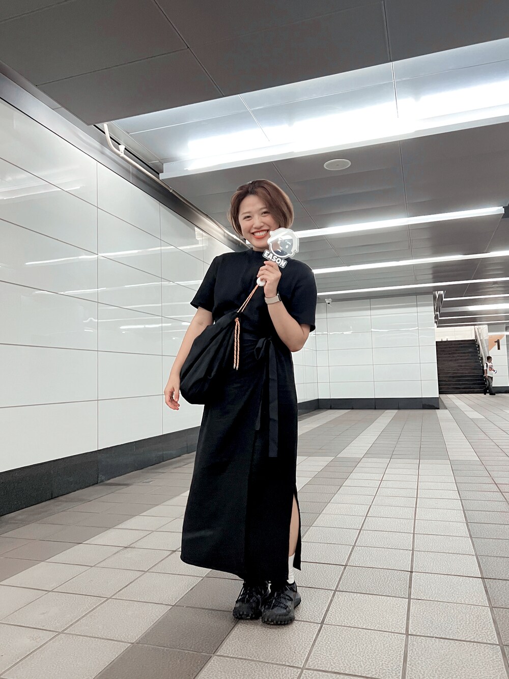 「Taipei arena」｜「0_1のアイテム（ワンピース、ブラック系）」を使った、April Wuさん（レディース・165cm）の夏コーディネートの1枚目の写真