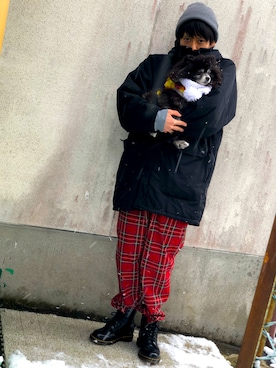 「ロック」｜tkさん（メンズ・170cm・20代）の冬コーディネート