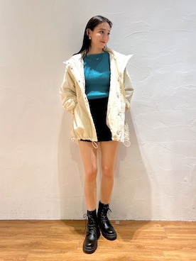 「FREE'S MART（フリーズマート）のアイテム（ダウンジャケット/コート）」を使った、Saayaさん（レディース・164cm）の秋コーディネート