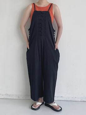 「152cm」｜「アイテム（オールインワン・サロペット）」を使った、とよさん（レディース・152cm）の春コーディネート