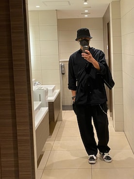 「H&M（エイチ・アンド・エム）のアイテム（MA-1）」を使った、Keyさん（メンズ・176cm）の秋コーディネート