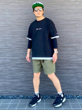 kimukenさん（メンズ・175cm）の夏コーディネート