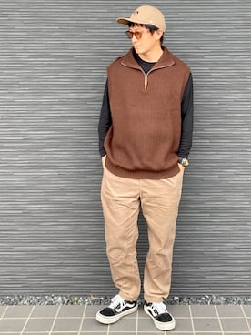 「アイテム（腕時計）」を使った、kimukenさん（メンズ・175cm）の秋コーディネート