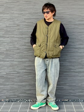 「ITEMS URBANRESEARCH（アイテムズ アーバンリサーチ）のアイテム」を使った、kimukenさん（メンズ・175cm）の春コーディネート