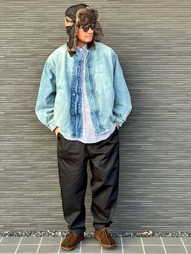 「BEAMS（ビームス）のアイテム」を使った、kimukenさん（メンズ・175cm）の冬コーディネート