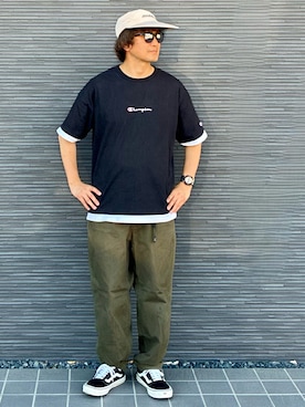 kimukenさん（メンズ・175cm）の夏コーディネート