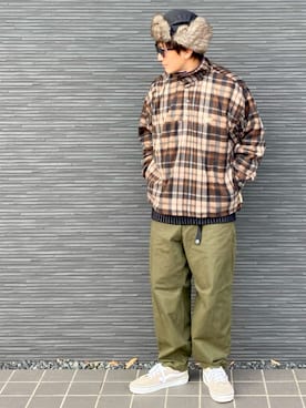 「アイテム（帽子）」を使った、kimukenさん（メンズ・175cm）の冬コーディネート