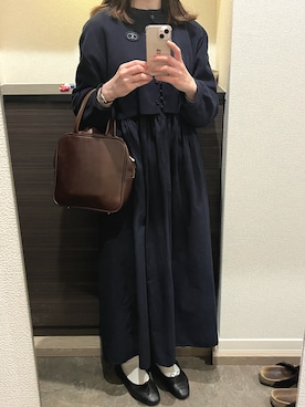 「ODETTE E ODILE（オデットエオディール）のアイテム（バレエシューズ）」を使った、みさん（レディース・159cm）の春コーディネート