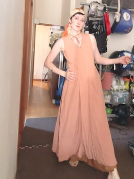 「アイテム（ワンピース）」を使った、T.Iさん（レディース・166cm・40代）の夏コーディネート