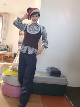 「アイテム（トップス）」を使った、T.Iさん（レディース・166cm・40代）の秋コーディネート
