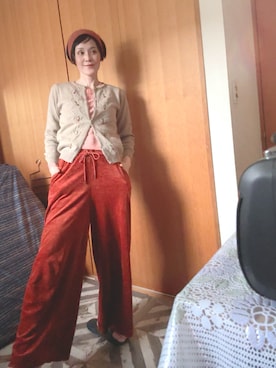 「VINTAGE（ヴィンテージ）のアイテム（パンツ）」を使った、T.Iさん（レディース・166cm）の春コーディネート