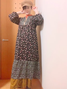 「アイテム（ワンピース/ドレス）」を使った、T.Iさん（レディース・166cm・40代）の春コーディネート