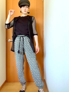 「アイテム（ピアス（両耳用））」を使った、T.Iさん（レディース・166cm・40代）の春コーディネート