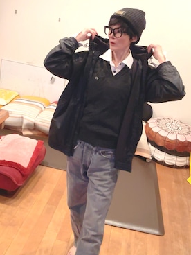 「アイテム（ベスト）」を使った、T.Iさん（レディース・166cm・40代）の秋コーディネート