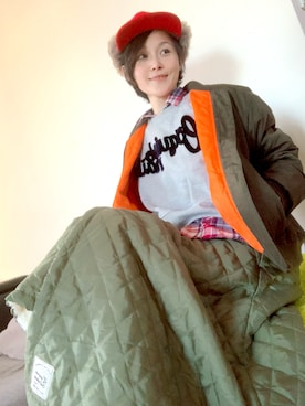 「POST（ポスト）のアイテム」を使った、T.Iさん（レディース・166cm）の冬コーディネート
