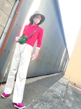 「GREGORY（グレゴリー）のアイテム（バッグ）」を使った、T.Iさん（レディース・166cm）の春コーディネート