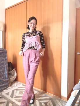 「ツイードパンツ」｜T.Iさん（レディース・166cm）の春コーディネート