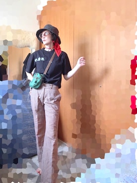 「GREGORY（グレゴリー）のアイテム」を使った、T.Iさん（レディース・166cm）の夏コーディネート