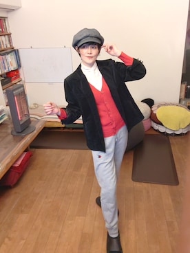 「アイテム（スウェットパンツ）」を使った、T.Iさん（レディース・166cm・40代）の秋コーディネート