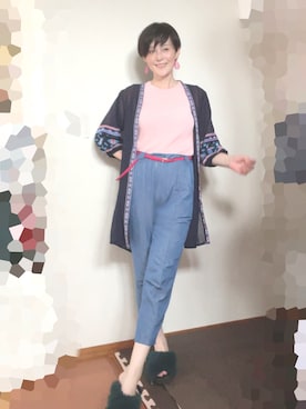 「アイテム（ピアス（両耳用））」を使った、T.Iさん（レディース・166cm・40代）の夏コーディネート