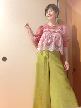 「アイテム（ピアス（両耳用））」を使った、T.Iさん（レディース・166cm・40代）の夏コーディネート