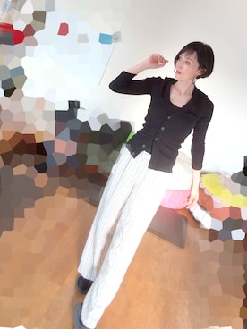 「Handmade（ハンドメイド）のアイテム」を使った、T.Iさん（レディース・166cm）の夏コーディネート