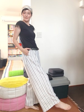 「VINTAGE（ヴィンテージ）のアイテム」を使った、T.Iさん（レディース・166cm）の秋コーディネート