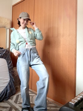 「EDWIN（エドウィン）のアイテム」を使った、T.Iさん（レディース・166cm）の春コーディネート