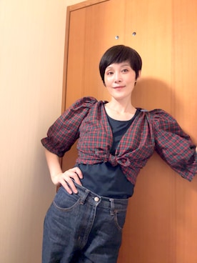 「アイテム（シャツ/ブラウス）」を使った、T.Iさん（レディース・166cm・40代）の秋コーディネート