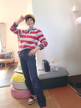 「アイテム（ピアス（両耳用））」を使った、T.Iさん（レディース・166cm・40代）の秋コーディネート