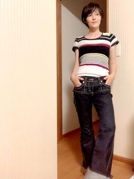 「ET BOITE（エボワット）のアイテム」を使った、T.Iさん（レディース・166cm）の秋コーディネート