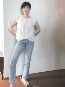 「リーバイス502」｜T.Iさん（レディース・166cm）の夏コーディネート