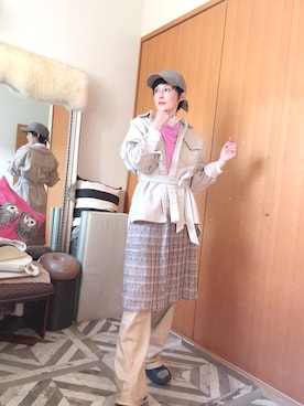 「ダテメガネ」｜T.Iさん（レディース・166cm）の秋コーディネート