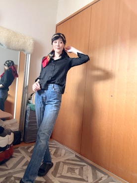 「アイテム（ピアス（両耳用））」を使った、T.Iさん（レディース・166cm）の秋コーディネート