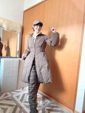 「アイテム（シャツ/ブラウス）」を使った、T.Iさん（レディース・166cm・40代）の冬コーディネート