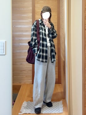 きなまろさん（骨格ストレート・レディース・165cm）の秋コーディネート