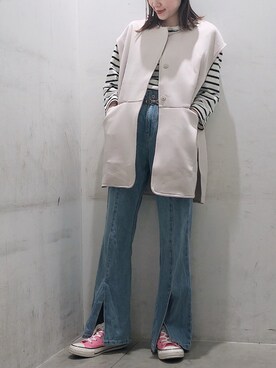 ヨシカワさん（レディース・150cm）の春コーディネート