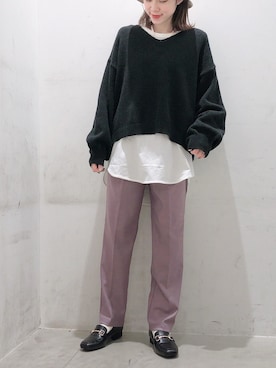 ヨシカワさん（レディース・150cm）の冬コーディネート