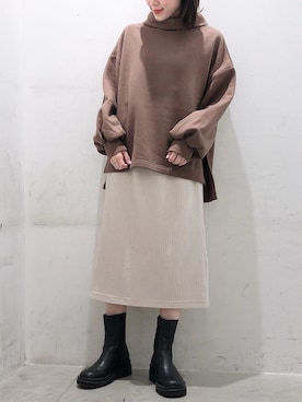ヨシカワさん（レディース・150cm）の冬コーディネート