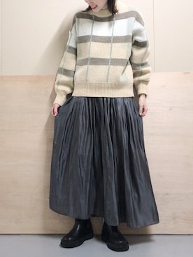 ヨシカワさん(レディース・150cm)の冬コーディネート