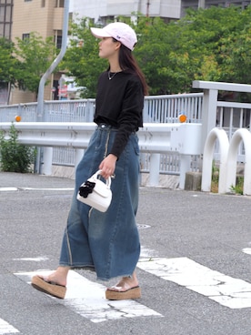 「minia（ミニア）のアイテム（アクセサリー）」を使った、miniaさん（レディース・160cm）の夏コーディネート