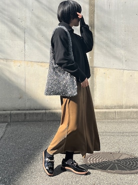 miniaさん（レディース・154cm）の冬コーディネート