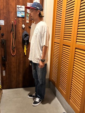 「アイテム（デジタル腕時計）」を使った、ジェノサイダスさん（メンズ・171cm）の夏コーディネート