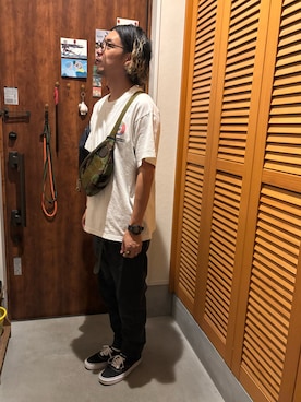 「アイテム（デジタル腕時計）」を使った、ジェノサイダスさん（メンズ・171cm）の夏コーディネート
